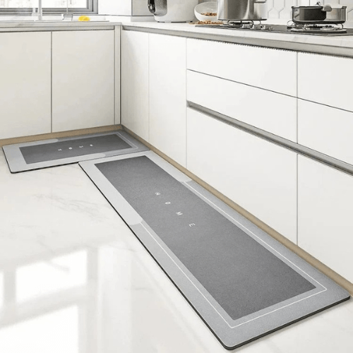Kit 2 Tapetes Antiderrapante Absorvente - Casa e Cozinha