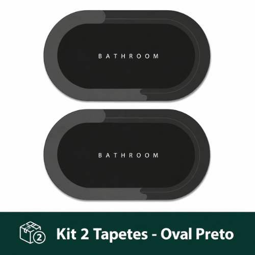 Tapete Antiderrapante Absorvente Premium - Pague 1 Leve 2