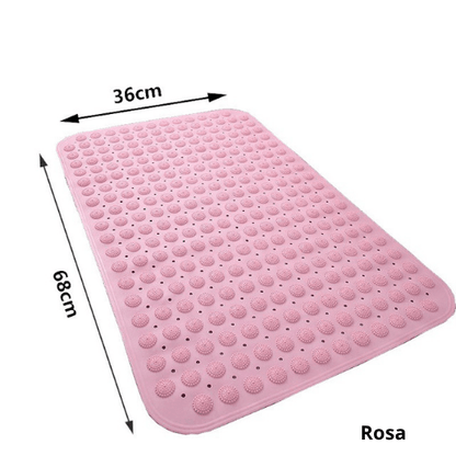 Tapete Box Seguro™ - Massageador Antiderrapante com Ventosas