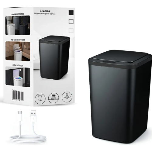 Lixeira Inteligente Automática 16L USB