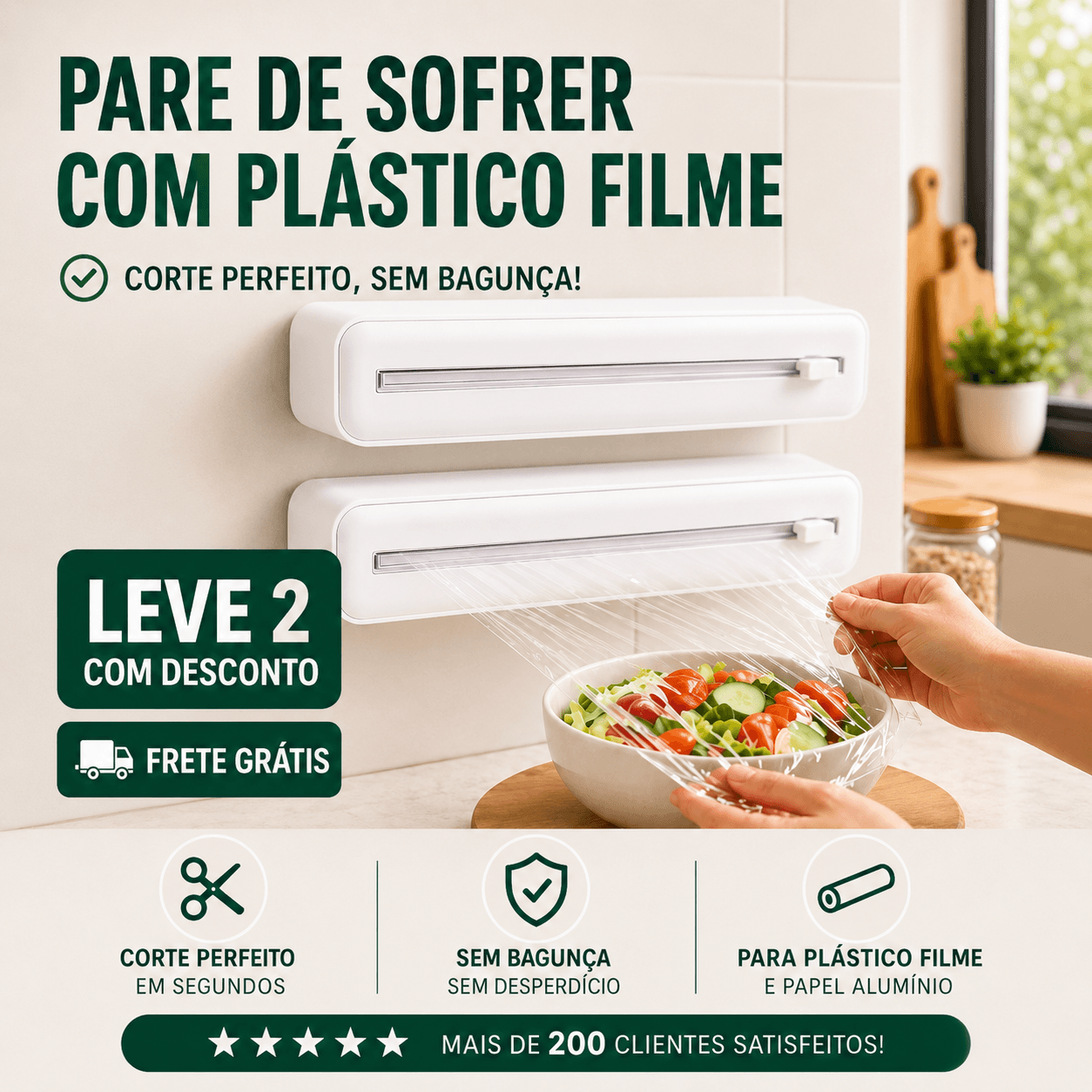 Cortador de Plástico Filme PVC
