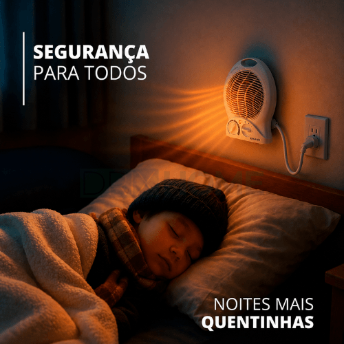 Aquecedor Portátil 3 em 1