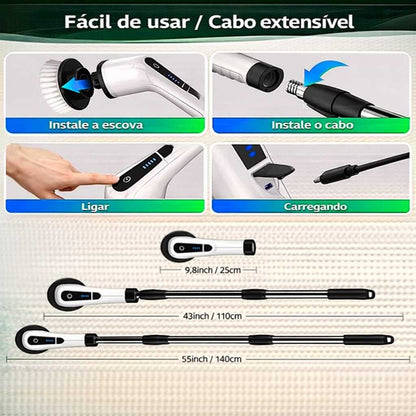 PowerClean 9x Escova Elétrica