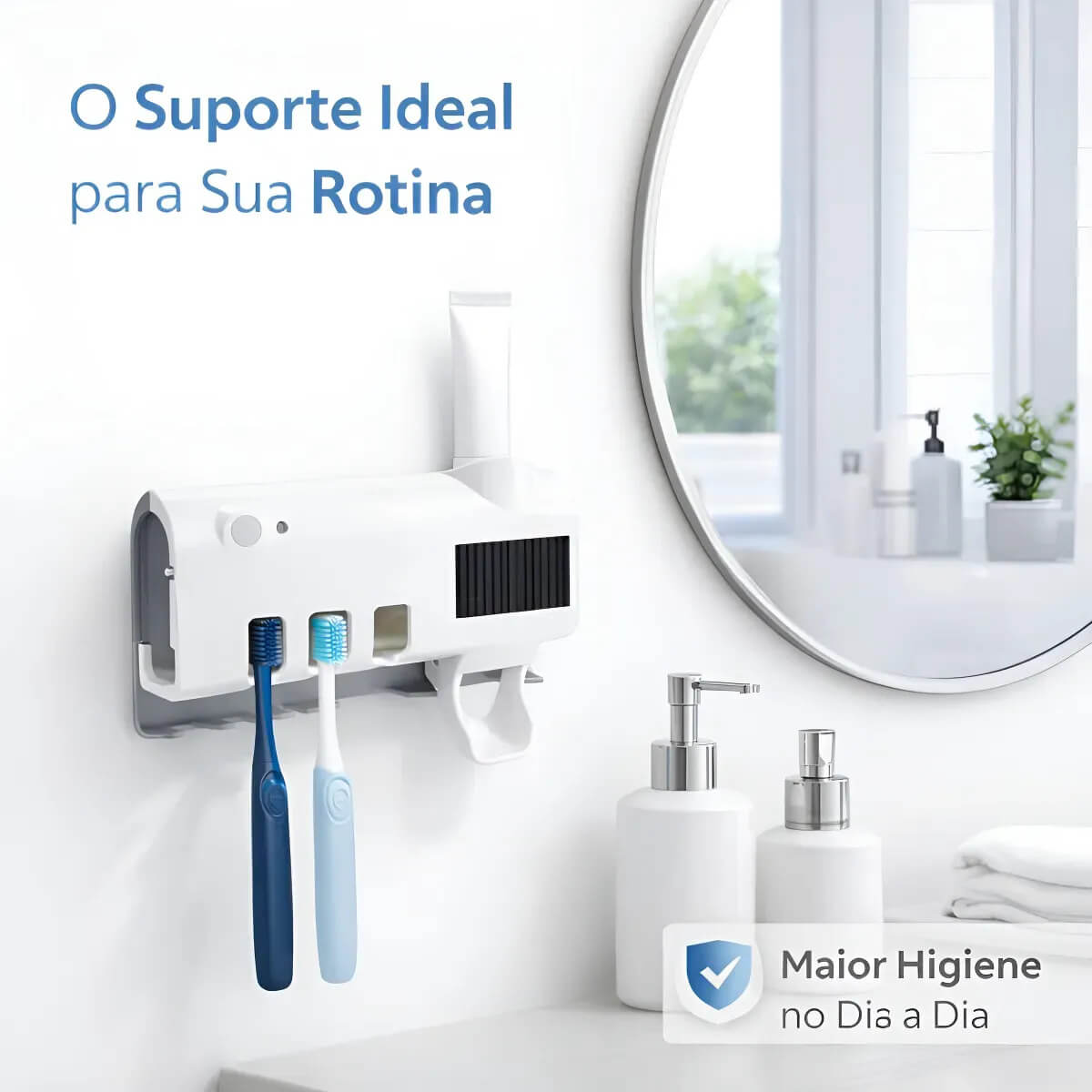 PureUV™ Porta-Escovas Inteligente