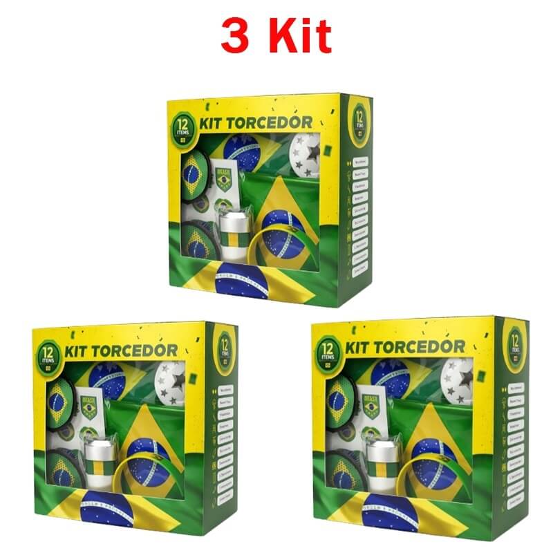 Kit torcedor - Copa do Mundo 2026