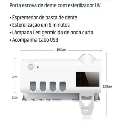 PureUV™ Porta-Escovas Inteligente