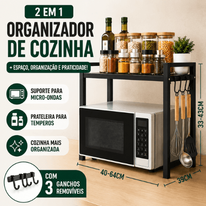 Organizador de Cozinha 2 em 1