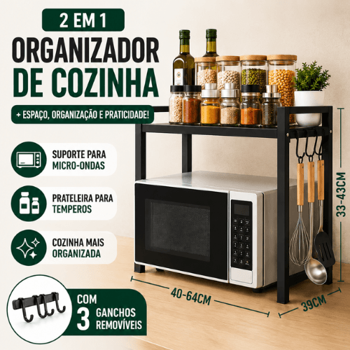 Organizador de Cozinha 2 em 1